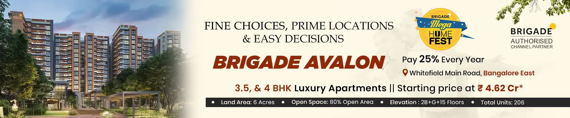Brigade Avalon Offer Plan